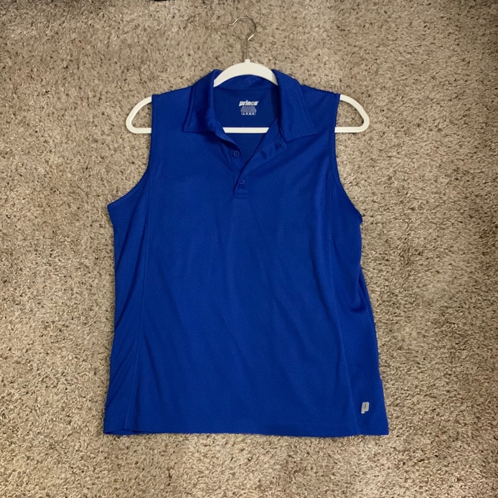Royal blue golf top